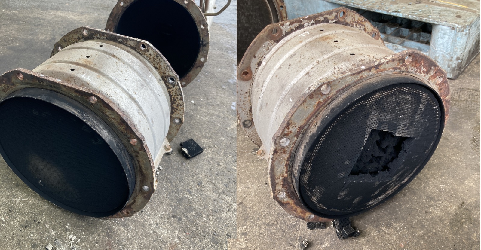 DPDマフラー詰まり清掃