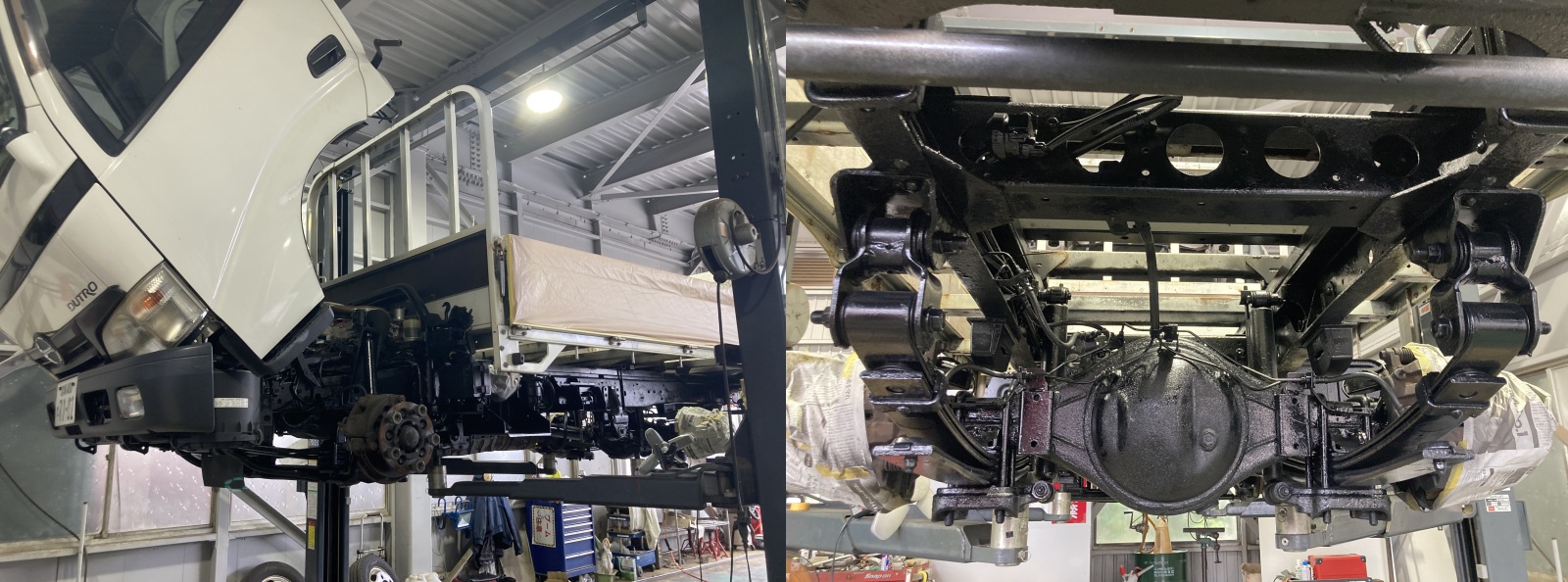 下回り錆止め塗装