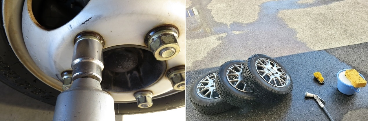 タイヤ点検履き替え